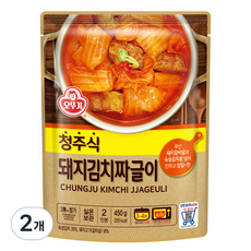 오뚜기 청주식 돼지김치짜글이, 450g, 2개