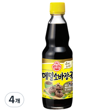 오뚜기 메밀소바장국, 360ml, 4개