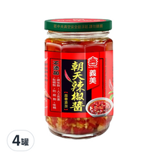 義美 朝天辣椒醬, 230g, 4罐