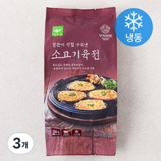 사옹원 부침명장 소고기육전 (냉동), 250g, 3개