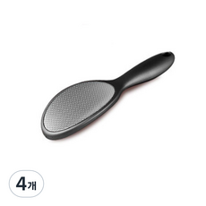 케플러 스틸 양면 발각질 제거기 블랙, 4개, 1개