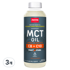 재로우 포뮬러 MCT 오일, 3개, 591ml