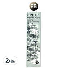 BIOENGI專家用繪圖美術鉛筆 12入組, 2組, 2B