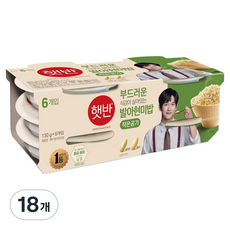 햇반 발아현미밥, 130g, 18개