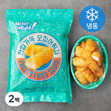 Bite?Delight! 한입가득 오징어튀김 (냉동), 800g, 2팩