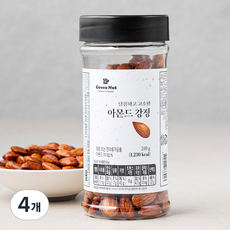 그린너트 달콤하고 바삭한 아몬드 강정, 210g, 4개