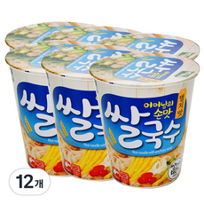 백제 쌀국수 멸치맛, 58g, 12개