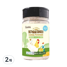 주오 파우더 동결건조간식, 닭가슴살, 100g, 2개