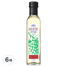 멩가졸리 유기농 화이트 와인 식초, 250ml, 6개