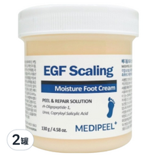 MEDIPEEL 美蒂菲 EGF去角質修護保濕足霜, 1入, 2罐, 130g