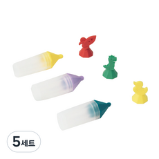 이크 실리콘 투약병 3종 세트, 5세트