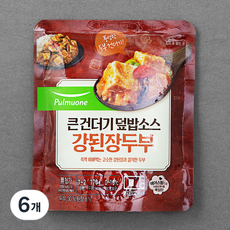 풀무원 큰건더기 덮밥소스 강된장두부, 170g, 6개