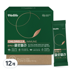 DAESANG Wellife 綠球藻萃取隨身包, 81g, 12盒