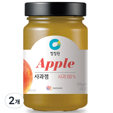 청정원 사과잼, 370g, 2개