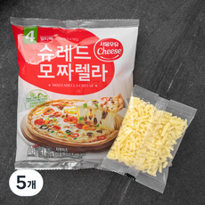 서울우유 멀티팩 모짜렐라 피자치즈, 300g, 5개