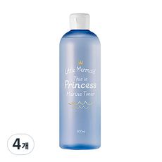 뷰티레시피 리틀머메이드 프린세스 마린토너, 500ml, 4개