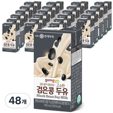 곰곰 고소한 검은콩 두유, 190ml, 48개 190ml × 48개 섬네일