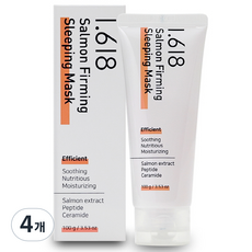 1.618 샐몬 퍼밍 슬리핑 마스크, 100g, 4개