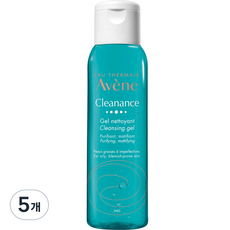 아벤느 클리낭스 약산성 클렌징 젤, 100ml, 5개