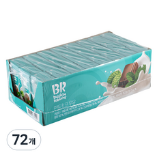 배스킨라빈스 민트초코 우유, 190ml, 72개