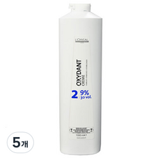 로레알 옥시던트 크림 산화제 9프로, 1000ml, 5개