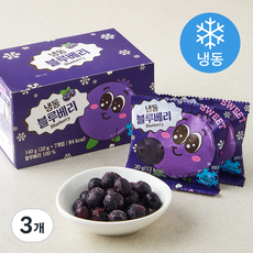 블루베리 7개입 (냉동), 3개, 140g