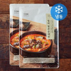 일상적미식 일미 얼큰 순대국 (냉동), 655g, 2개