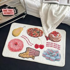 사각 매트 포인트 러그