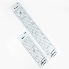UNIQUE 拼布縫份 15 公分 + 30 公分套裝, 透明, 1組