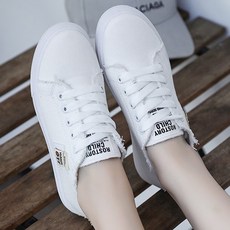 하찌몰 여성용 로스탑 빈티지 패브릭 스니커즈 WH-2314779