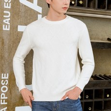남성용 마켓A 다이아패턴 스웨터 니트