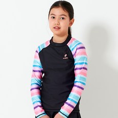 엘인보아 여아용 집업 래쉬가드 티셔츠