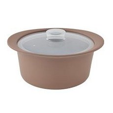 Firgi 嬰兒副食品矽膠萬用蒸鍋, 1個, 多功能蒸鍋 1200ml, 灰褐色