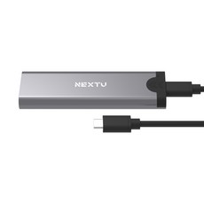 넥스트 이지넷유비쿼터스 NEXTU USB-C Gen2 10G M.2 외장케이스, NEXT-M2293G2-COMBO