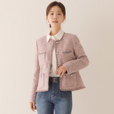 로엠 여성용 미디 트위드 자켓