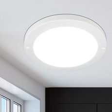 멜리빙 LED20W 고정형 등기구 엣지 원형 직부등 22cm, 화이트 + 주광색, 1개 화이트 + 주광색, 1개