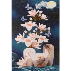 목련보석십자수