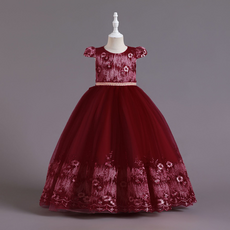 여아꽃자수드레스