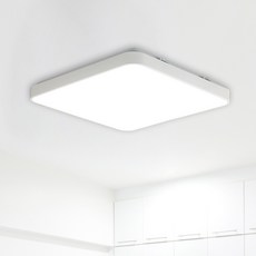 샤미즈 LED 스림 방등 무타공 50W, 화이트