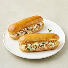 프레시오늘 신선냉장 야채가득 담백한 수제 통통 맛살 사라다빵 2개입, 330g, 1개