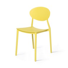 인테리어 디자인 포니오 의자 2p 옐로우 2개