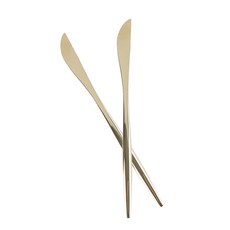 보겐 국산 몽블랑 킹덤 골드 디너나이프, 2개