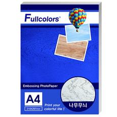 Fullcolors 全彩 木紋雙面列印霧面相片紙, A4, 50張