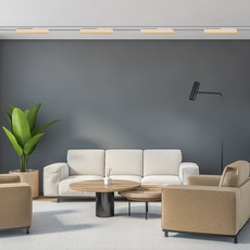 원하 라인 레일 300 LED 10W 조명 T10, 화이트(전구색)