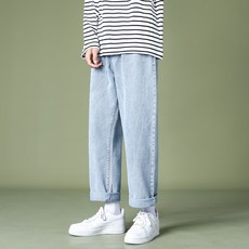 남성와이드청바지