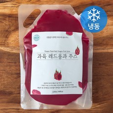 과육 레드용과 주스 (냉동), 1개, 1L