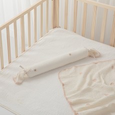 아이레빗 유아용 순면 바디필로우 솜포함 사탕, 데이지 자수
