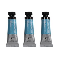 ShinHan 火山口專家水粉畫 3p 水藍色 A, 15毫升, 1 種顏色