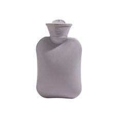 퀵살림 핸드워머 빗살무늬 파스텔 보온 물주머니 01 밝은 회색 500ml, 1개