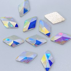 메이브라운 네일스톤 대용량 다이아 6 x 10 mm, AB, 50개